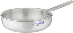 Novale Deep Aluminum Frying Pan with Stainless Steel Handle (27-30 cm)