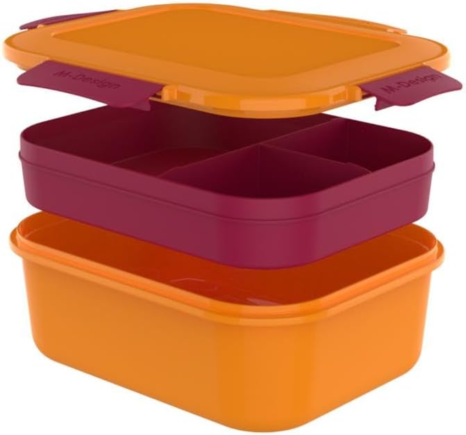 ام ديزاين لانش بوكس فريسكو 2.1 لتر - M Design Fresco™ Lunch Box 2.1 L+ Free Cutlery