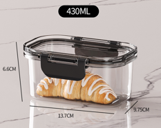 علبة ثلاجة اكريلك مقاسات (430:5500 مل )