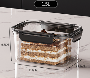علبة ثلاجة اكريلك مقاسات (430:5500 مل )