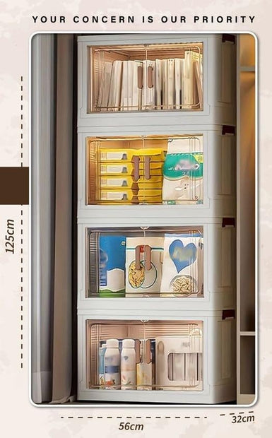 National Prime Mini Elite 4-Deck Wardrobe