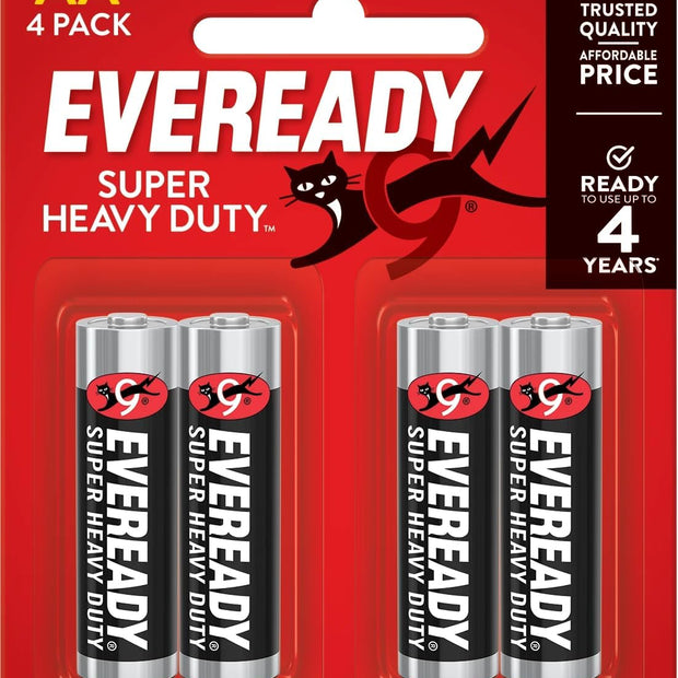 EVEREADY SUPER HEAVY DUTY AA 4Q 