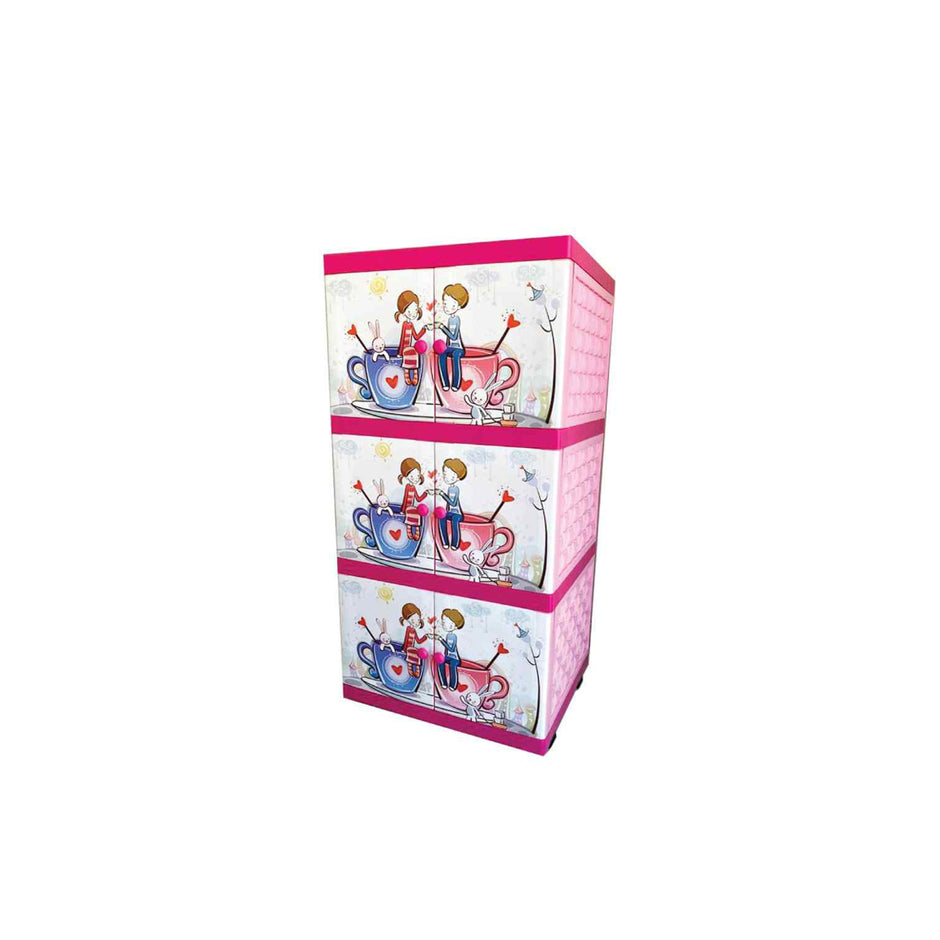 National Kitty 3 Drawer Wardrobe