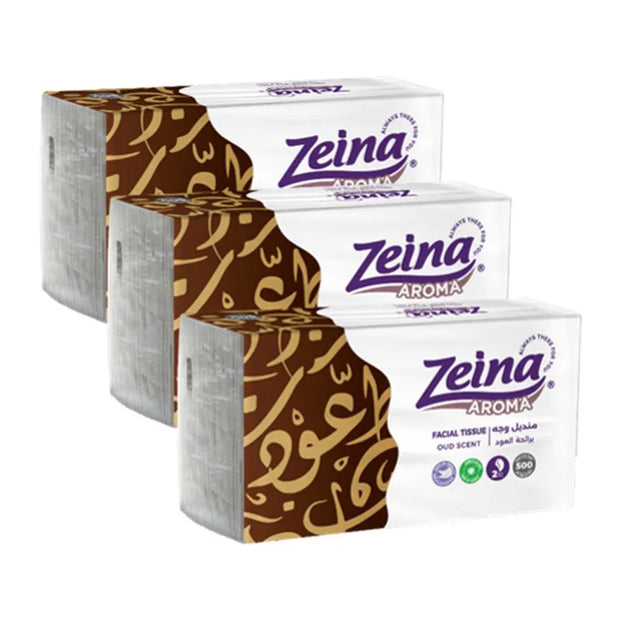 زينة عرض مناديل زينة 3 قطع 500 مناديل برائحة عود