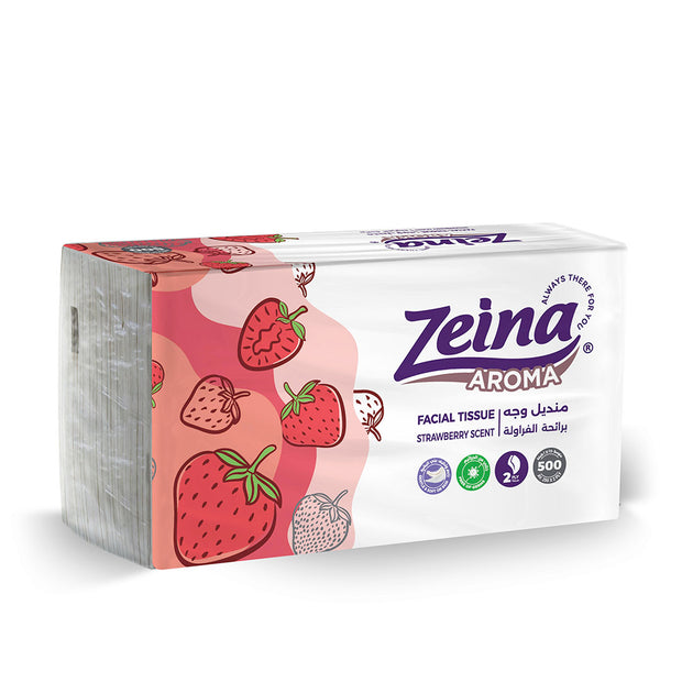 زينة مناديل اروما 500 منديل فراولة