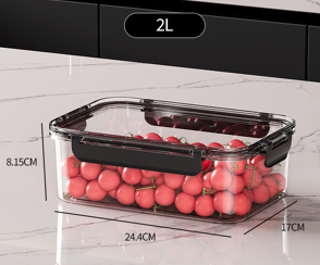 علبة ثلاجة اكريلك مقاسات (430:5500 مل )