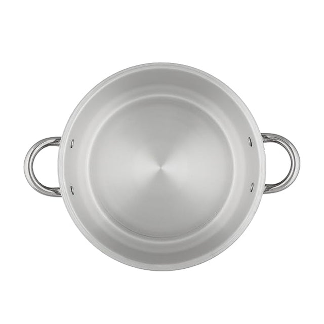 Aluminum paint pot with stainless steel handle, size 14-30 cm