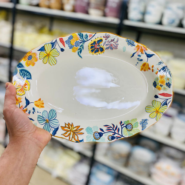 سرفيس بورسيلين ورد 32 سم موديل 12211