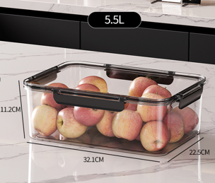 علبة ثلاجة اكريلك مقاسات (430:5500 مل )