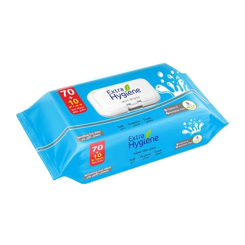 Higeen Cool Water Wet Wipes 80 Wipes