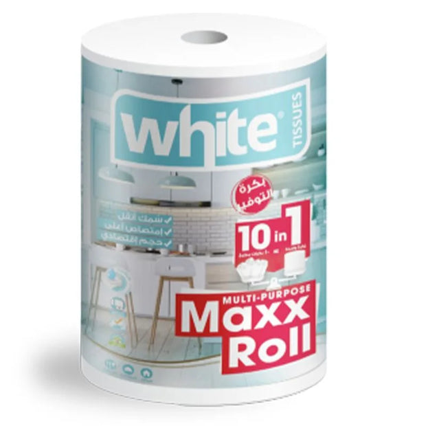 وايت مناديل ماكس رول 3 طبقة سنجل