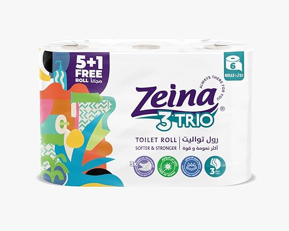 Zina Bakr Toilet Trio 5+1 Roll