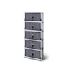 National Prime Mini Elite 5-Deck Wardrobe