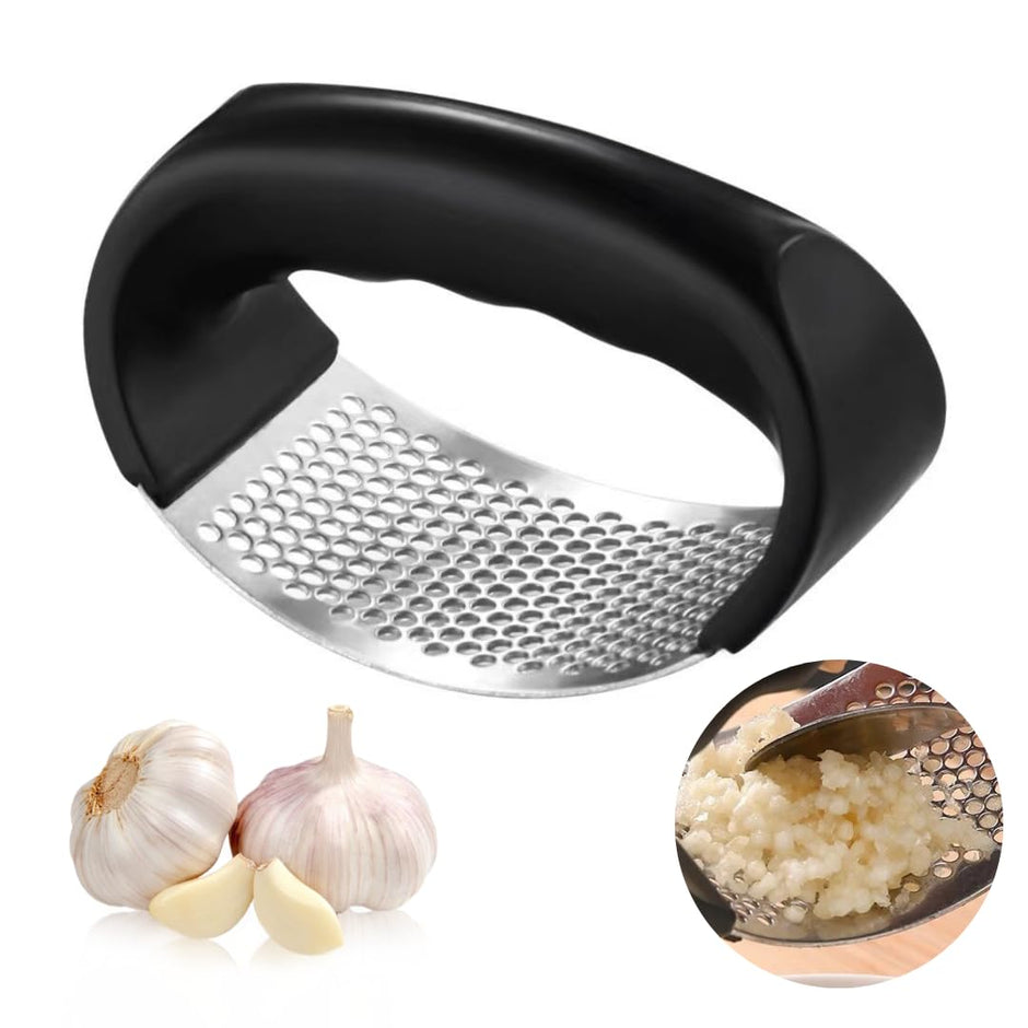 هراسة ثوم ستانلس مقبض بلاستيك