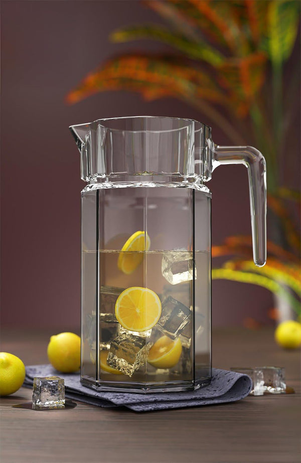 سيتى جلاس دورق بولى 1.3 لتر شفاف سداسى