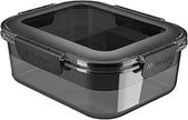 ام ديزاين  عرض لانش بوكس 2.1 لتر اسود شفاف - M Design Lunch Box 2.1 L