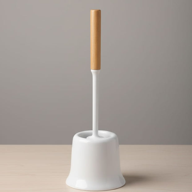 فرشاة تواليت سيلكون بيد خشب 3508/16