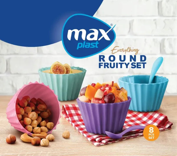 Max Fruity Round Set 4 Pieces