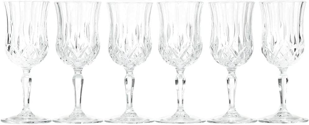 ار سى ار طقم كاس اوبيرا 6ق 230 مل - RCR Opera Glass Set, 6 Pieces, 230ml
