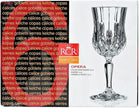 ار سى ار طقم كاس اوبيرا 6ق 230 مل - RCR Opera Glass Set, 6 Pieces, 230ml
