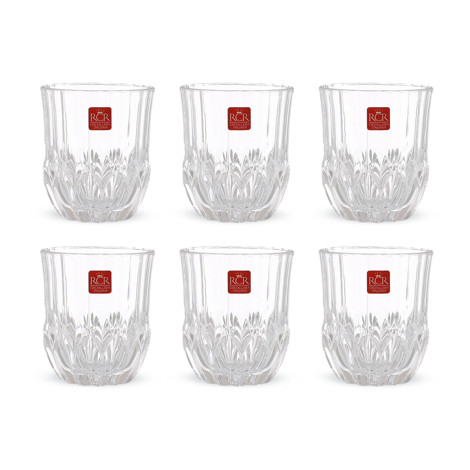 ار سى ار اداجيو طقم 6ق - RCR / Glass ( Stack Set of 6 Adagio 350 ml )