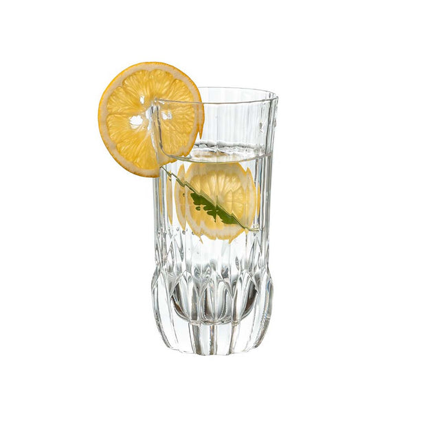 ار سى ار طقم كاس اداجيو 6ق 400 مل - RCR /Adagio Classic Crystal Hi-Ball Tumbler Glass Set Clear 400ml