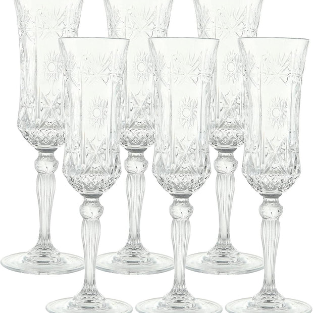 160 ار سى ار طقم كاس لاكسر 6ق مل - RCR / Glass ( Luxor Set of 6  160 ml
