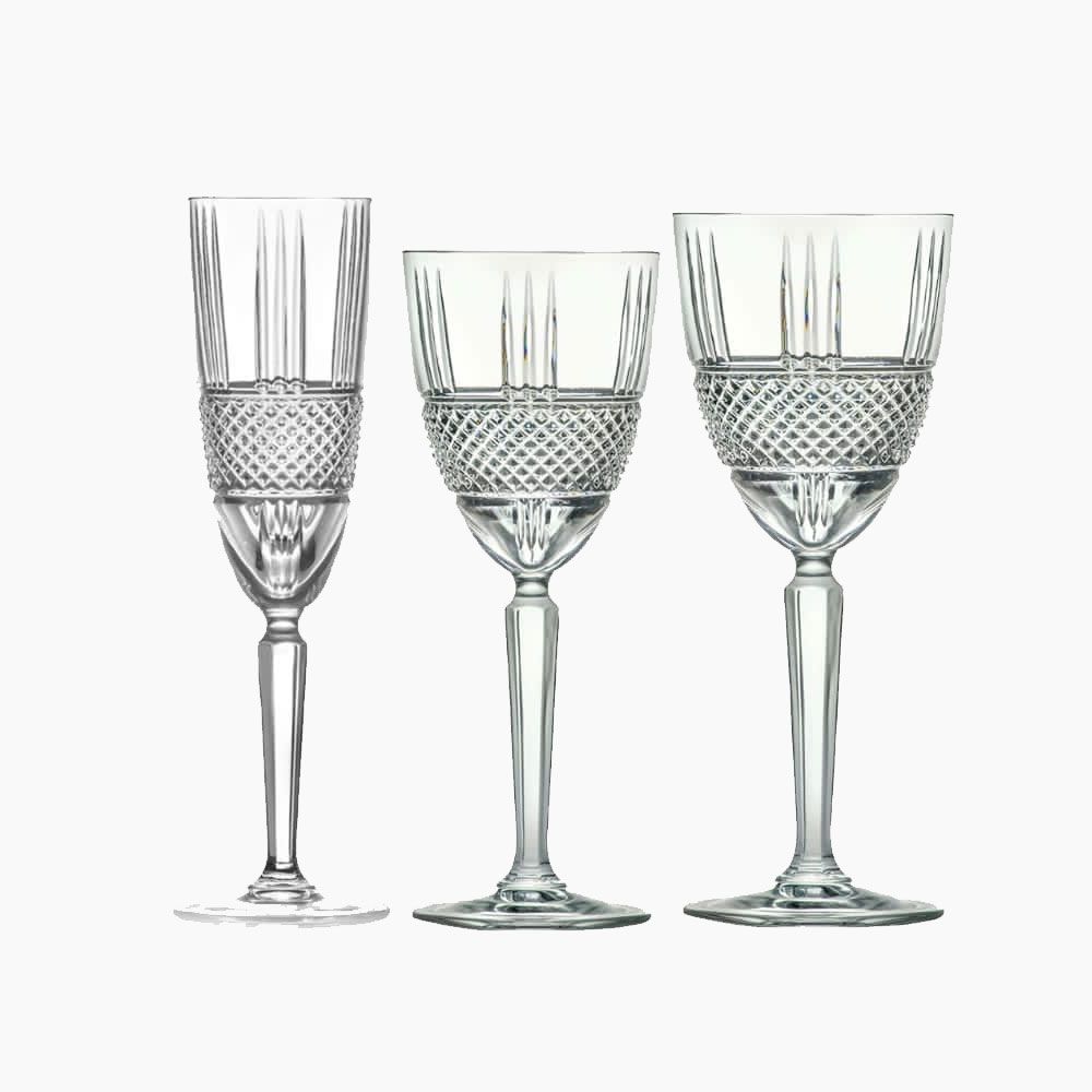 ار سى ار طقم كاس بريليانت 18 قطعة -RCR Brilliant 18-Piece Cup Set