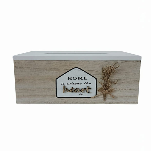 علبة مناديل خشب موديل 8256