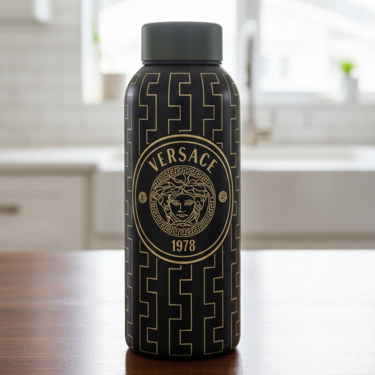 ترمس حراري شكل زجاجه اسود فيرزاتشى 600 مل