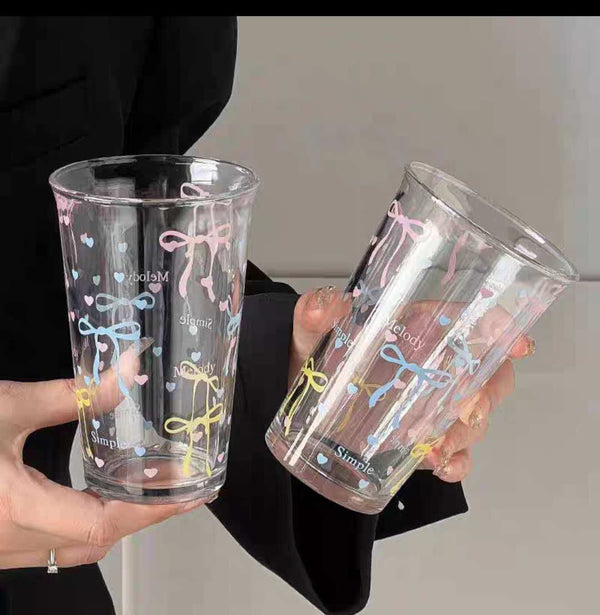 كوب زجاج اشكال فيونكة موديل SH-40