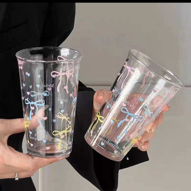 كوب زجاج اشكال فيونكة موديل SH-40