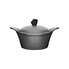Homie Plus Die-Cast Granite Pot 18cm Grey