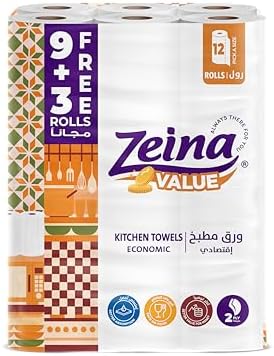 Zeina Bakr Kitchen Towels 9+3 Rolls