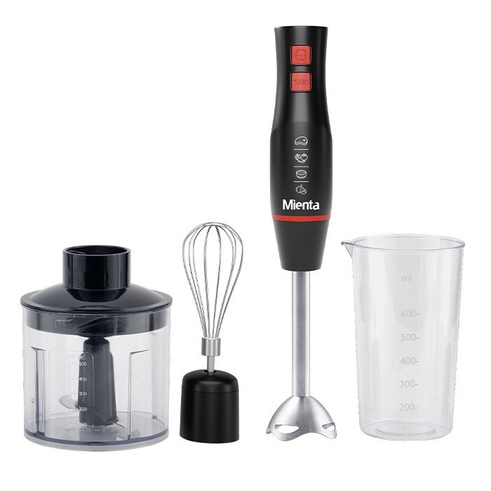 Mienta Hand Blender 450 Watt Model HB111138B 5*1