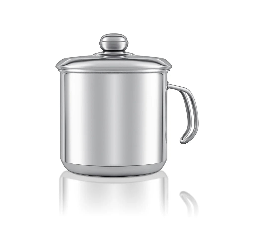 Noval aluminum milk pot with stainless steel handle (14-16 cm)