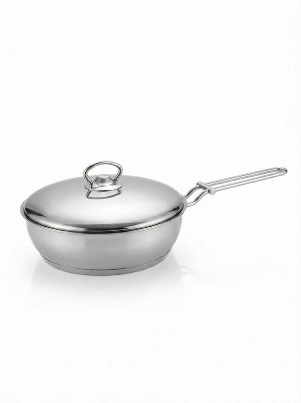 Aboud Stainless Steel Pot with Lid - Sizes from 16 to 30 cm 