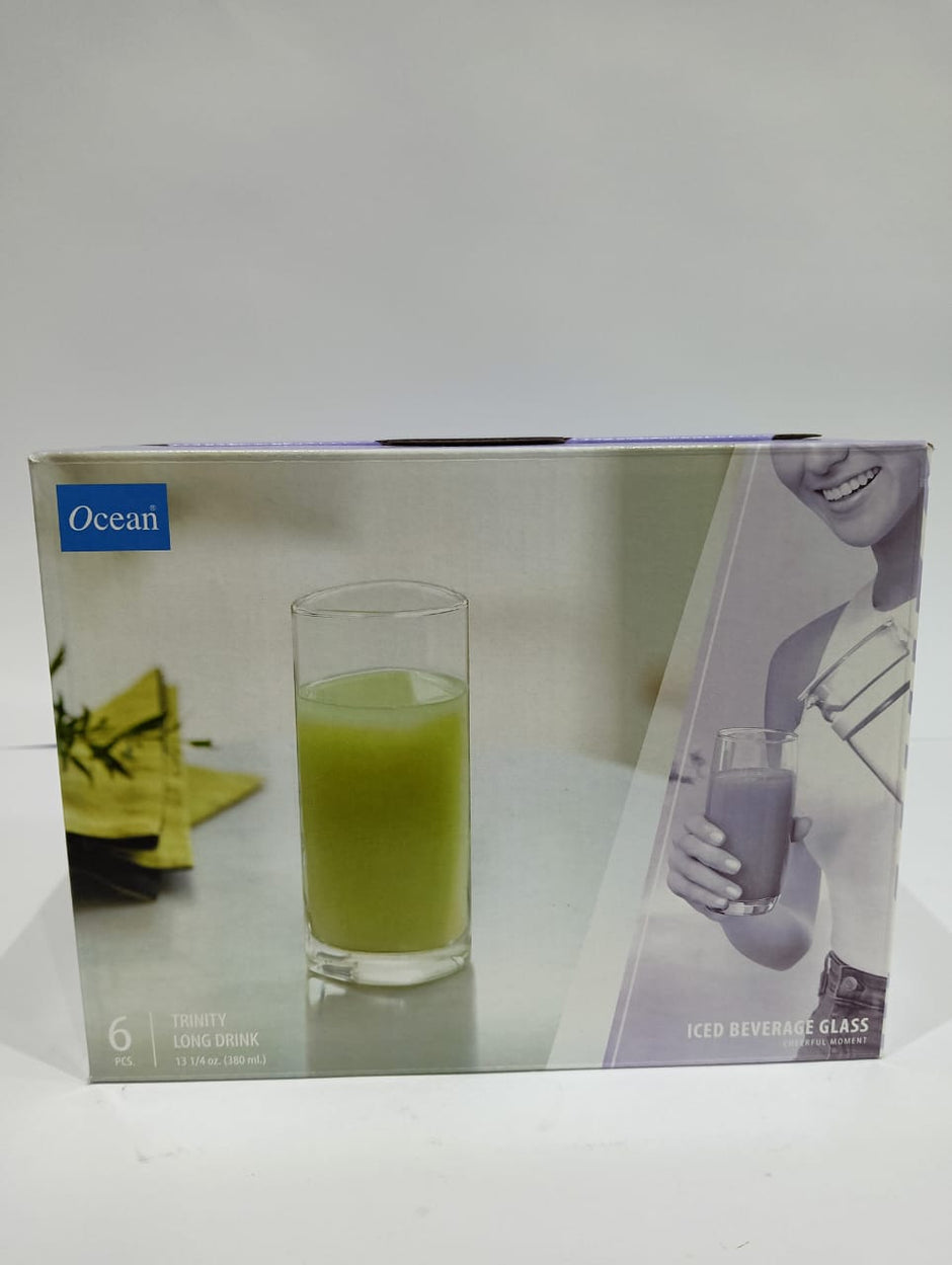 اوشن طقم شوب 6ق TRINITY LONG DRINK 380 ml.