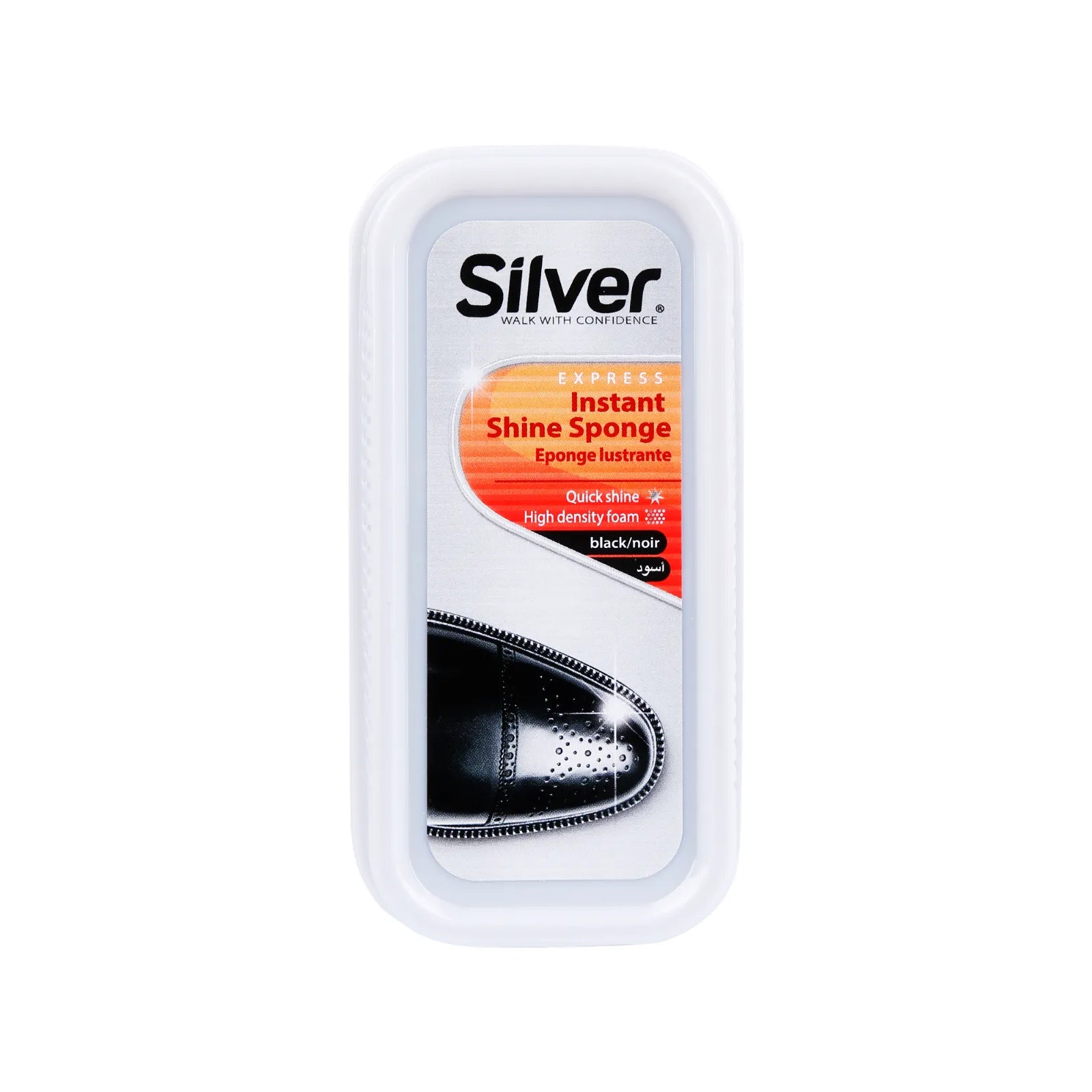 سيلفر أسفنجة اسود - Silver Instant Shine Shoe Sponge – Black