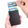 Aluminum Smart Card Holder for Men and Women, 6-Card Capacity