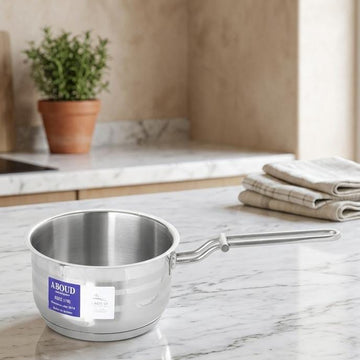 Aboud Stainless Steel Pot with Lid - Sizes from 16 to 30 cm 