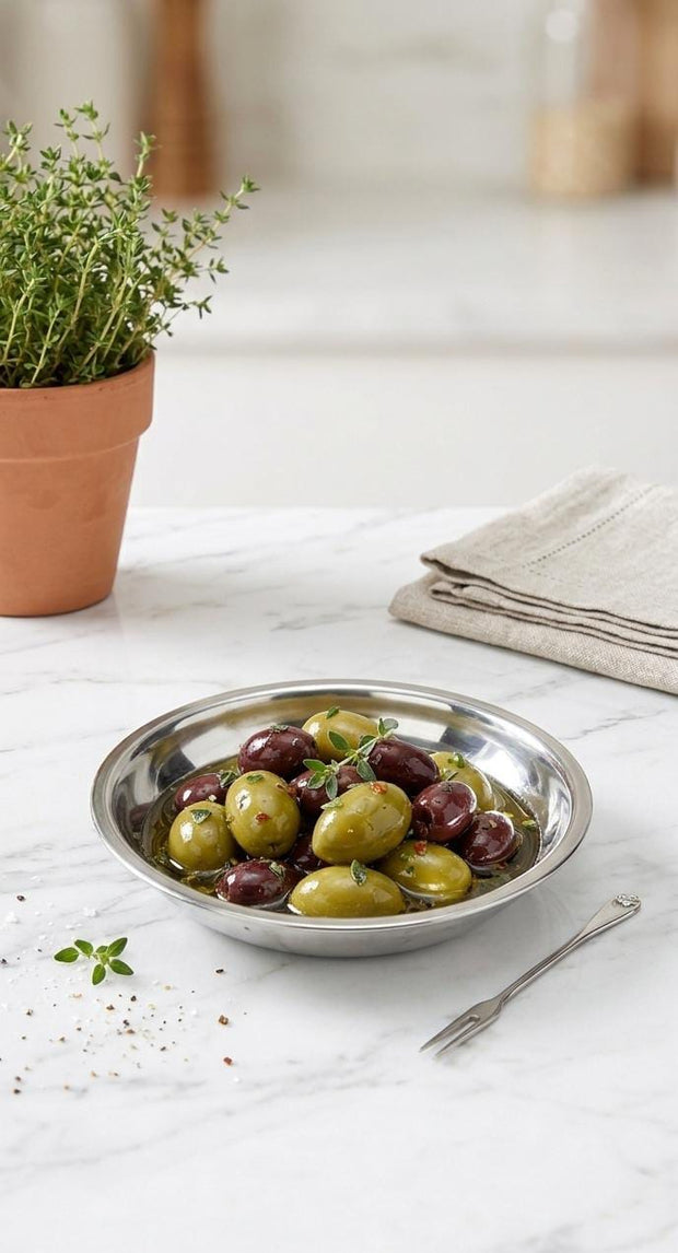 Aboud Stainless Steel Pot with Lid - Sizes from 16 to 30 cm 
