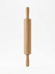 Wooden rolling pin for flattening dough