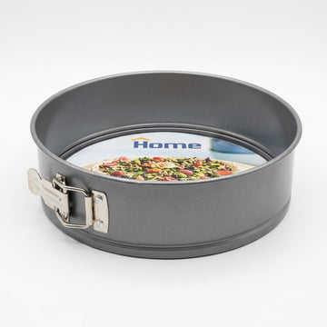 Home Round Cake Mold with Clips, Size 24cm*6.8cm