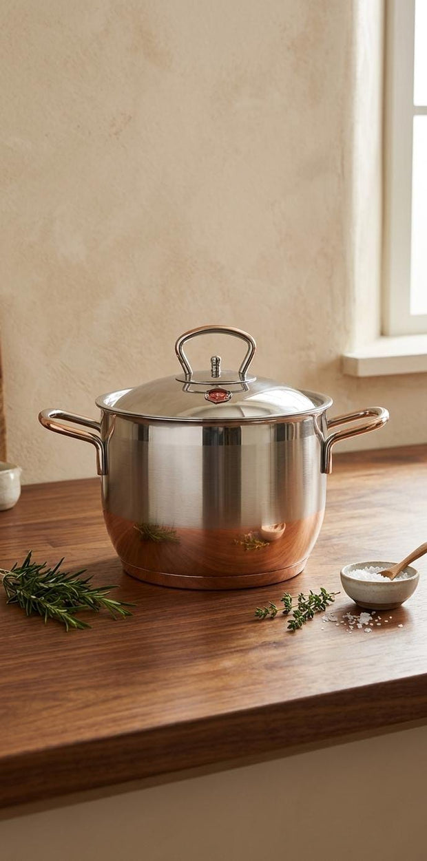 Unisteel Royal Stainless Steel Pots, Sizes 16-40 cm