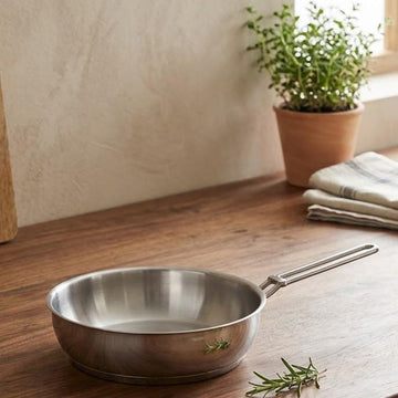 Aboud Stainless Steel Pot with Lid - Sizes from 16 to 30 cm 