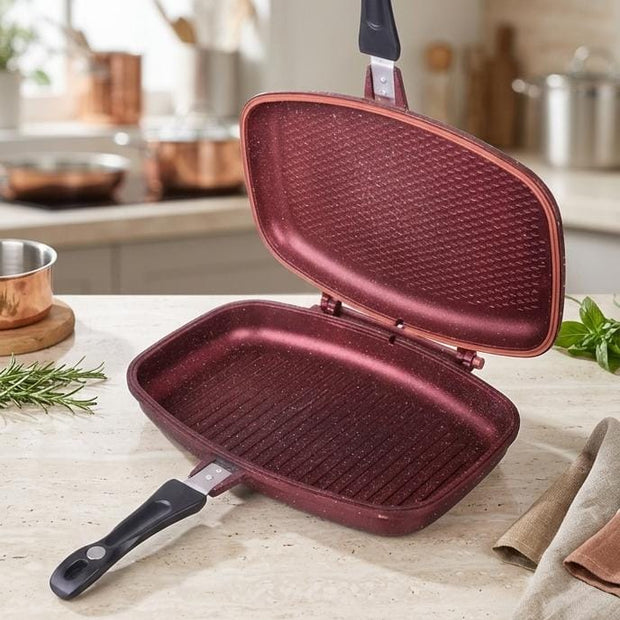 Saflon Double Grill Red, 36 cm