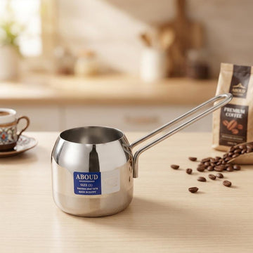 Aboud Stainless Steel Pot with Lid - Sizes from 16 to 30 cm 