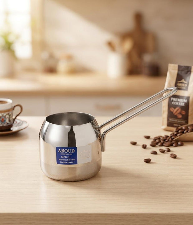 Aboud Stainless Steel Pot with Lid - Sizes from 16 to 30 cm 