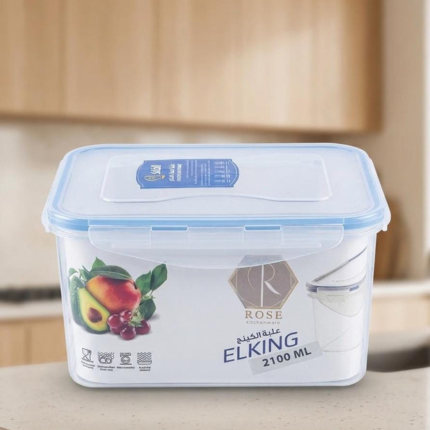 Kadi Plastic Refrigerator Clip Box 2100 ml